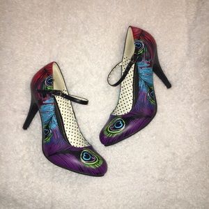 Retro style high heels